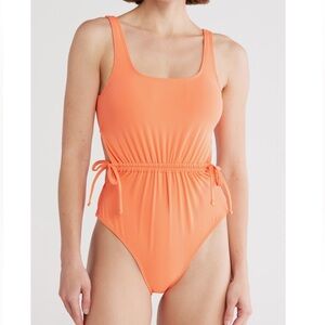 Hutch Mendes One Piece Swimsuit in Coral